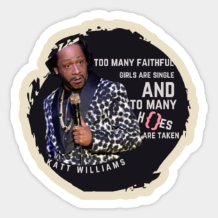 Katt Williams Comedy Sticker